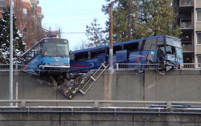 Tipos de indemnización por accidente en transporte público