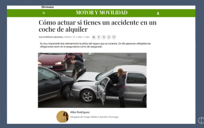 Cómo actuar si tienes un accidente en un coche de alquiler
