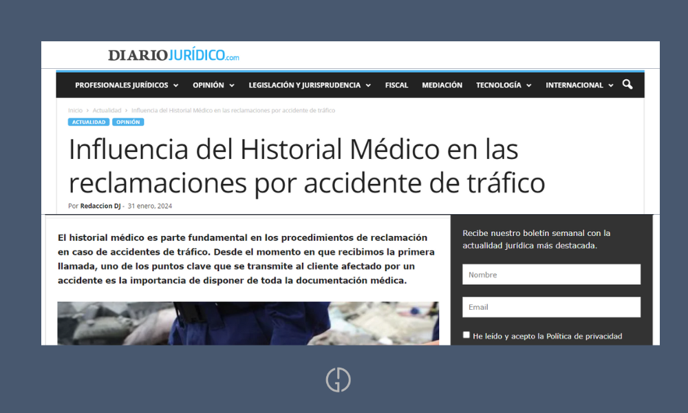 Influencia del Historial Médico en las reclamaciones por accidente de tráfico